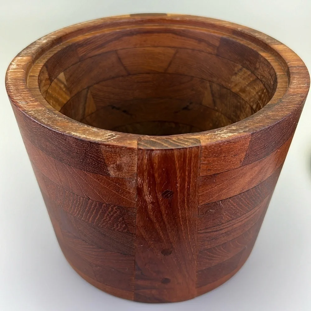 Vintage Ernest Sohn Teak Canister